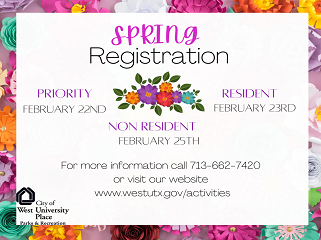 Spring Registration 2021