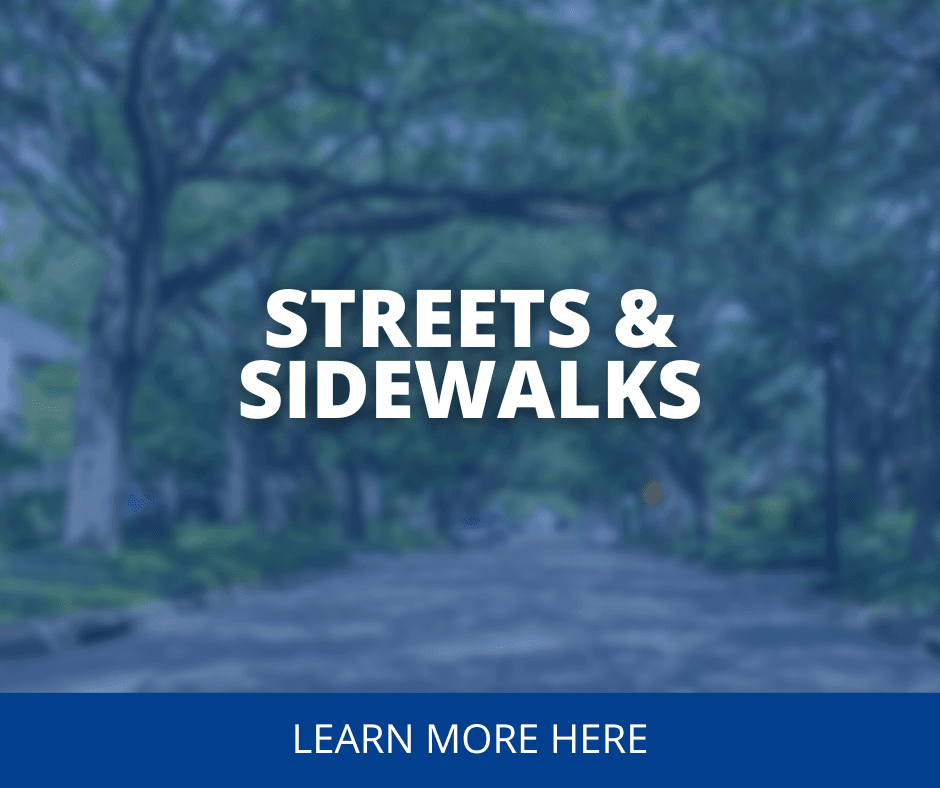 Streets and Sidewalks