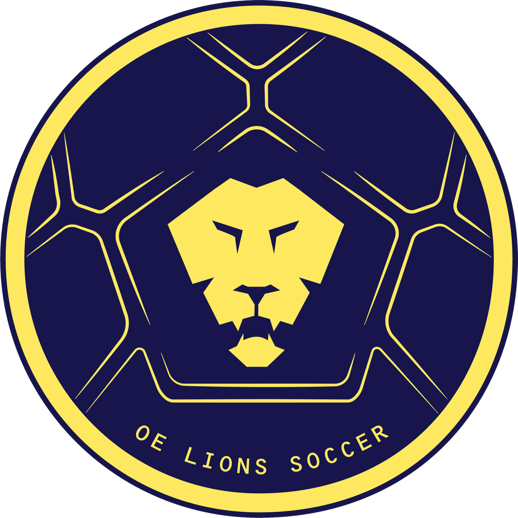 OE Lion Soccer Logo