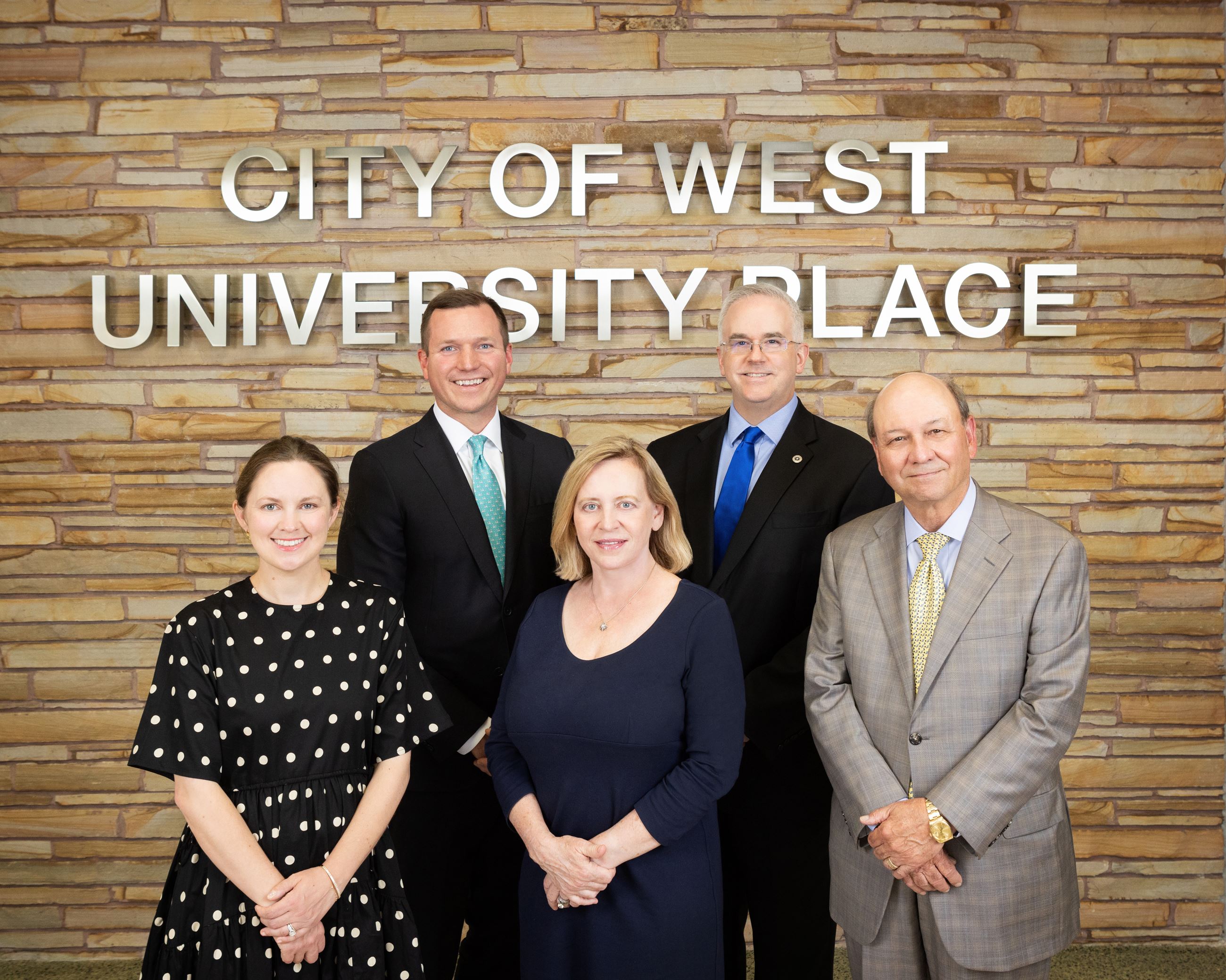 Photo of the West University Place City Council.