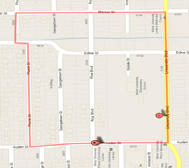 Fun Run Route