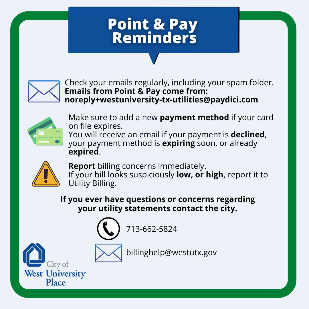 Point and Pay Reminders