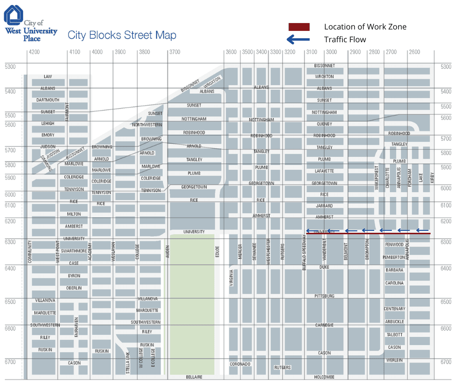 University Blvd. Traffic switch 2